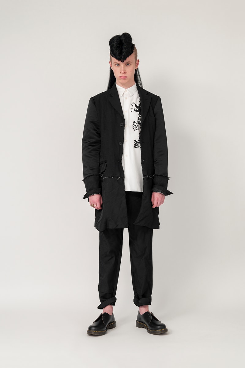 Nike x BLACK COMME des GARCONS Fall/Winter 2019 Collection Button Down White Blazer Trousers Black Mens