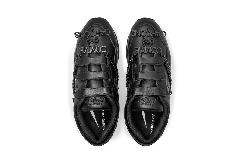 COMME des GARÇONS x Nike Outburst Release Date Sneaker Trainer Silhouette Chain Detachable Shoe COllaboration Frieze Week Dover Street Market London