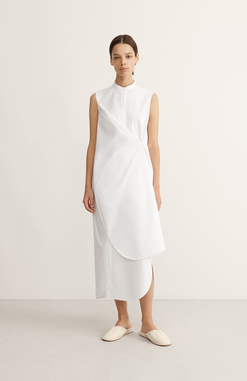 white dress with flowy sleeves Floral V-Neck Long-Sleeve Dress Black / S (US 2) main image 0