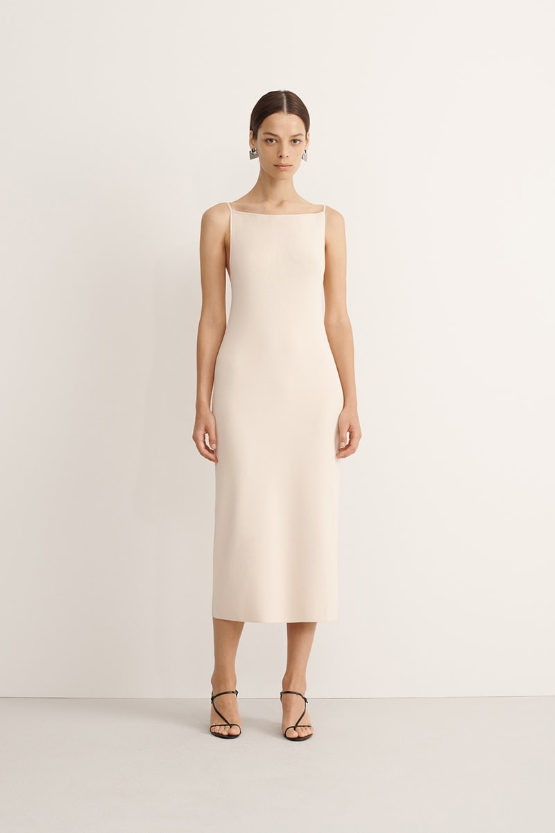 COS Spring Summer 2020 Collection Lookbook Knit Slip Dress Blush