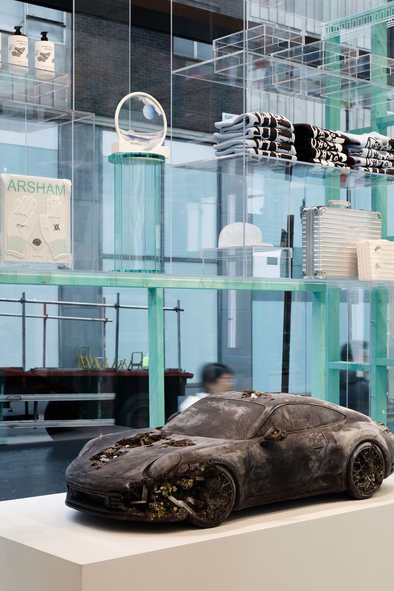 Daniel Arsham Selfridges Corner Shop Pop Up Installation Art London Gallery Byredo Exclusive Products Smeg 