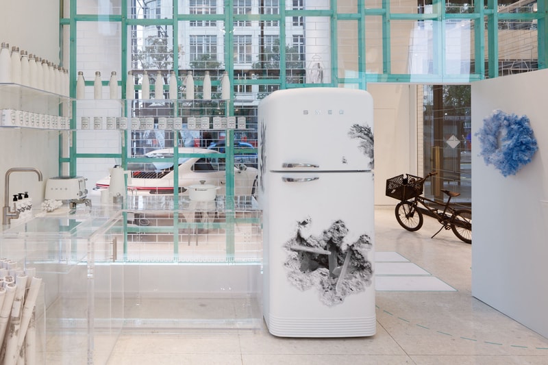 Daniel Arsham Selfridges Corner Shop Pop Up Installation Art London Gallery Byredo Exclusive Products Smeg 