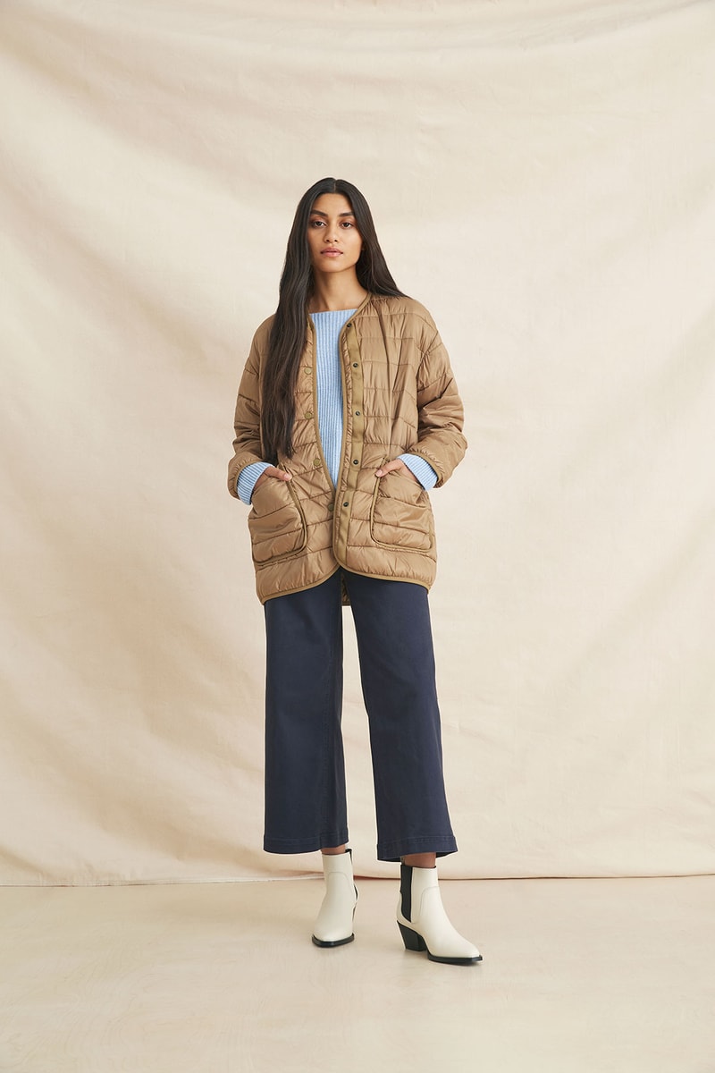 everlane pop in at nordstrom sustainability silk cashmere sweaters denim jackets shirts coats outerwear shoes