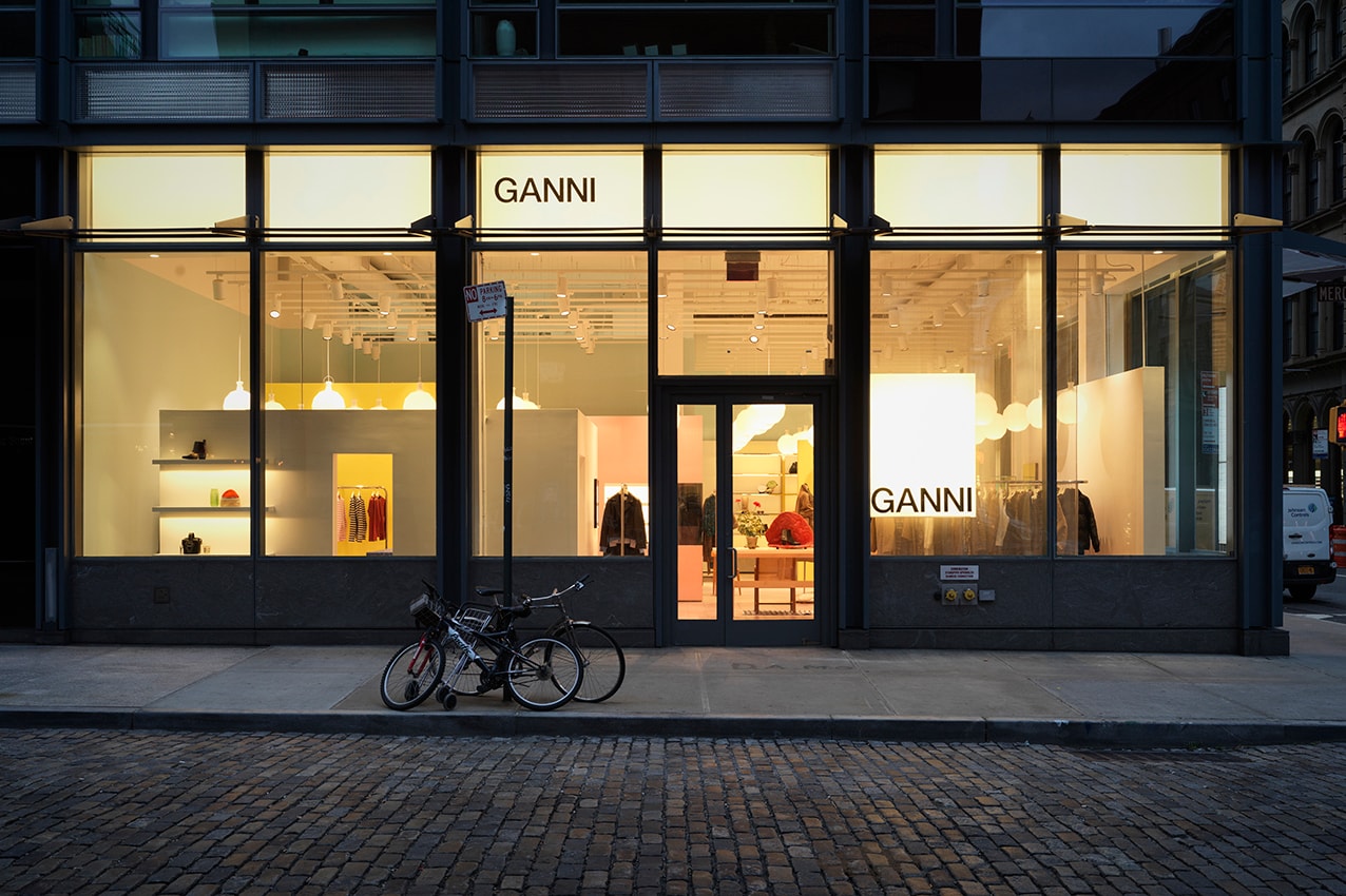 Ganni Copenhagen Danish Fashion Brand Ditte Nicolaj Reffstrup Creative Director CEO Scandinavian New York City NYC Mercer Soho Manhattan Store Interior