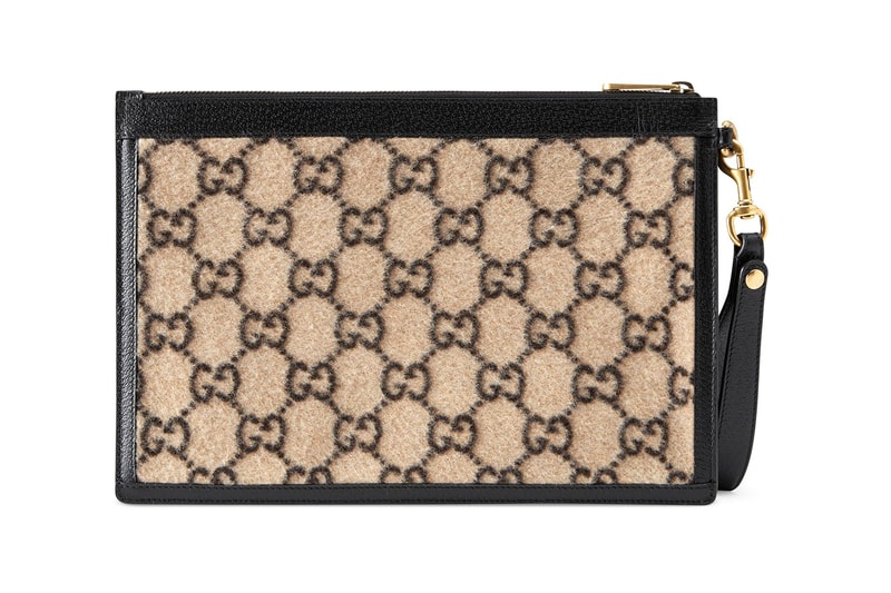 gucci towards winter collection monogram mule shoes beige brown bag backback gg logo