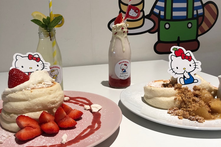 These Japanese Soufflé Pancakes Are a Hello Kitty Fan's Dream Brunch