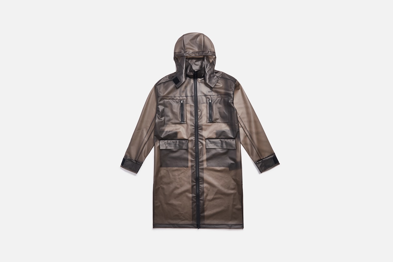 KITH Women x Sutterheim Long Rain Jacket Cinder