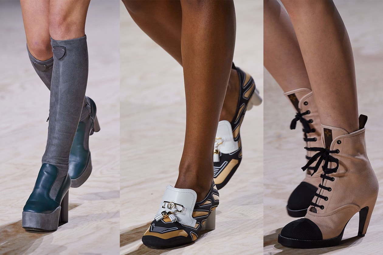 louis vuitton spring summer 2020 collection paris fashion week pfw cour carrée the Louvre nicolas ghesquiere