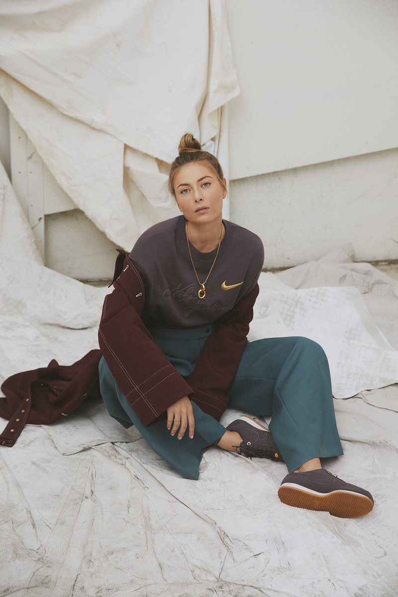 Nike x Maria Sharapova Embroidered Long Sleeve Tee Blackened Blue