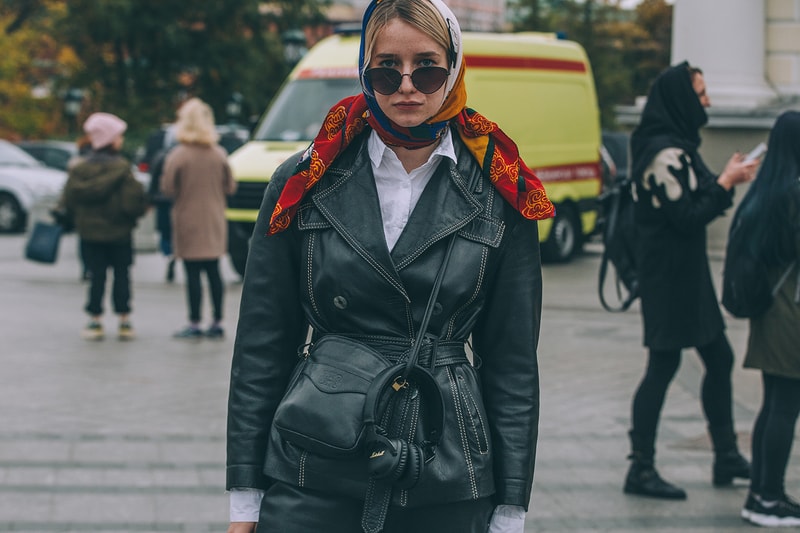 Street Style Mercedes-Benz Fashion Week Moscow Russia SS20