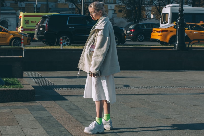 Street Style Mercedes-Benz Fashion Week Moscow Russia SS20