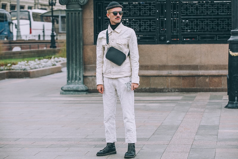 Street Style Mercedes-Benz Fashion Week Moscow Russia SS20