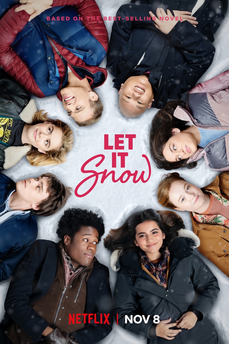 Netflix Holiday Movie Original Releases 2019 Christmas Let it Snow Knight Before Christmas Rush Klaus A Christmas Prince Royal Baby Vanessa Hudgens Kiernan Shipka