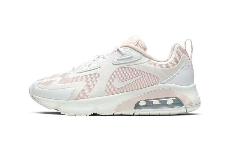 nike air max 200 womens sneakers shoes footwear sneakerhead light soft pink summit white