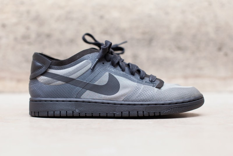 comme des garcons nike dunk low womens sneakers full look cdg paris fashion week rei kawakubo 