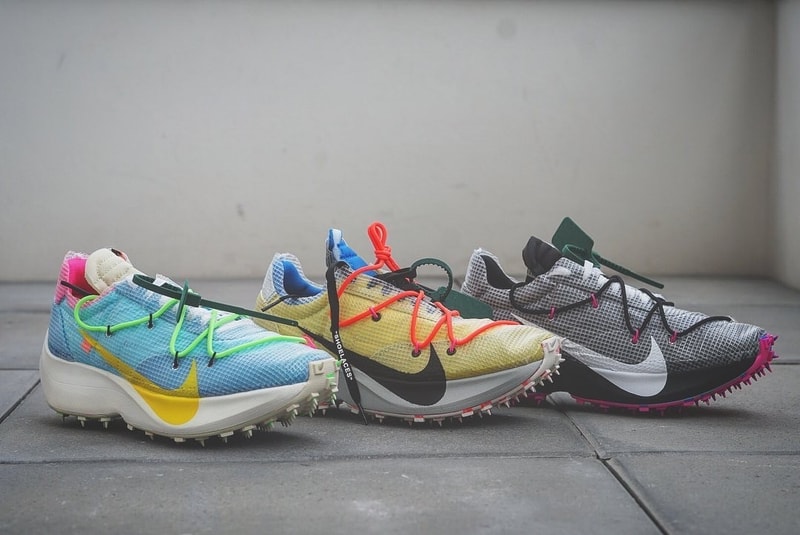 Off-White x Nike Vapor Street Sneaker Release Shoe Collaboration Colorways Drop Date 