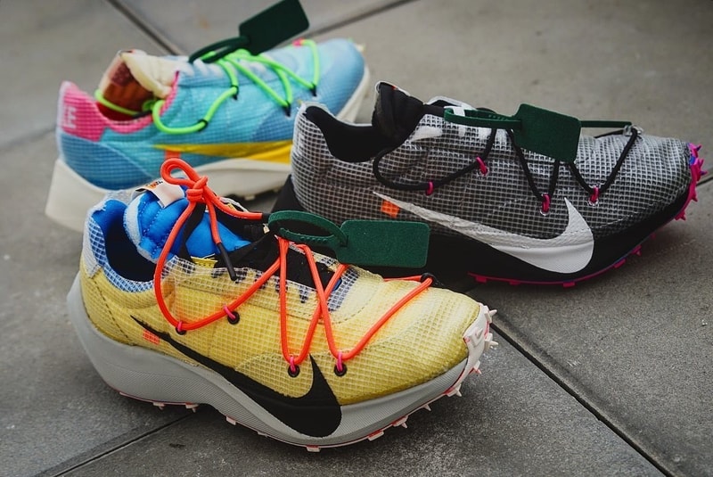 Off-White x Nike Vapor Street Sneaker Release Shoe Collaboration Colorways Drop Date 