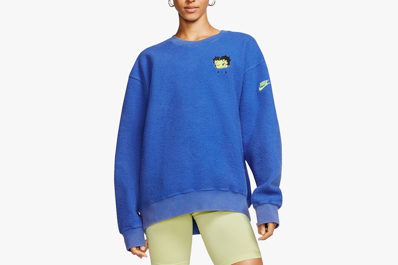 nike betty boop olivia kim collaboration sweatshirts hats t-shirts