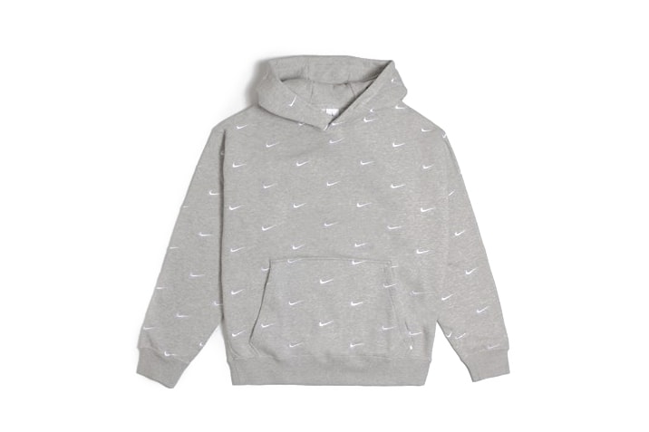 Nike Swoosh Logo Hoodie Black Grey Yellow Staple Piece Jacket Fall Winter Layer Sporty Chic Fashion Athleisure 