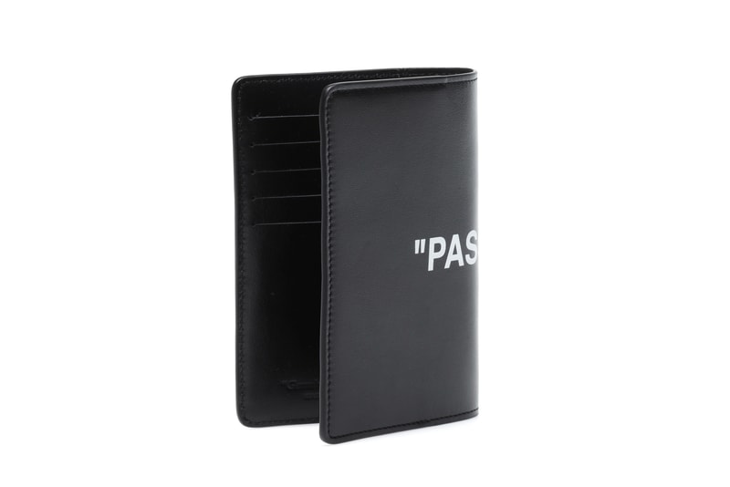 Off-White™ Logo Passport Case Cover Accessory Virgil Abloh Design