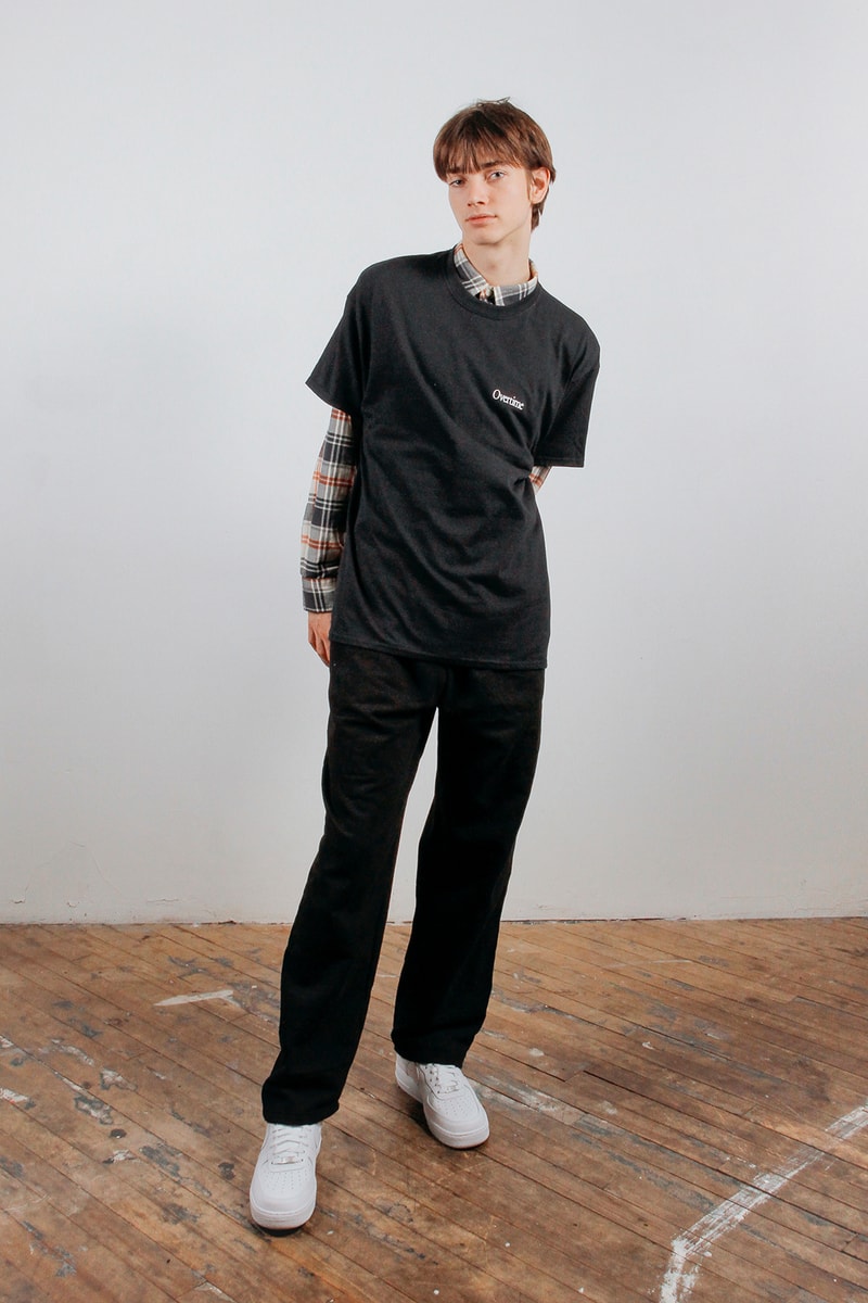 overtime fall winter collection t shirt yellow graphics 