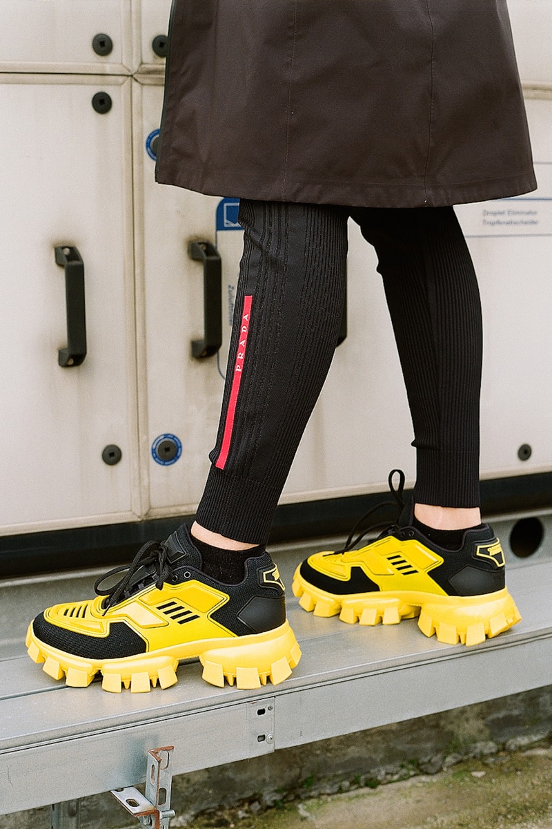 Prada Linea Rossa Fall/Winter 19 Collection Drop Release Olga Karput Luxury Sportswear Range Neon Jackets Logo 