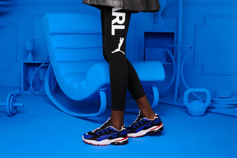 KARL LAGERFELD x PUMA Collection Lookbook Release Sneaker Apparel Luxury Sportswear Logo 