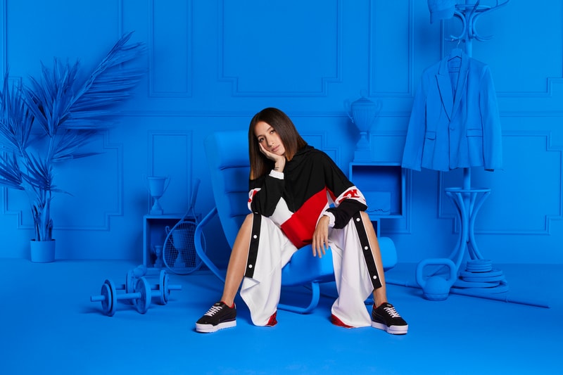 KARL LAGERFELD x PUMA Collection Lookbook Release Sneaker Apparel Luxury Sportswear Logo 