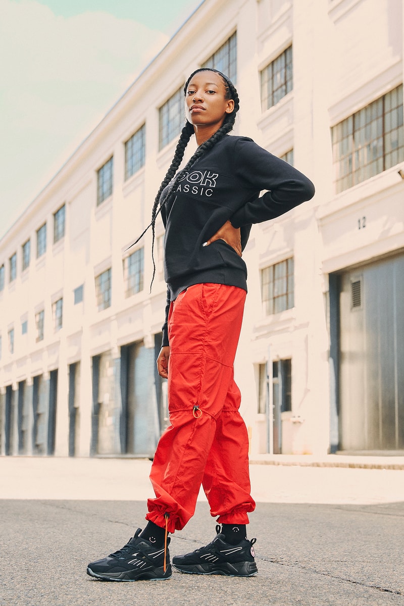 reebok ebony naomi oshunrinde wondagurl aztrek 96 sneakers its a mans world campaign footwear shoes sneakerhead