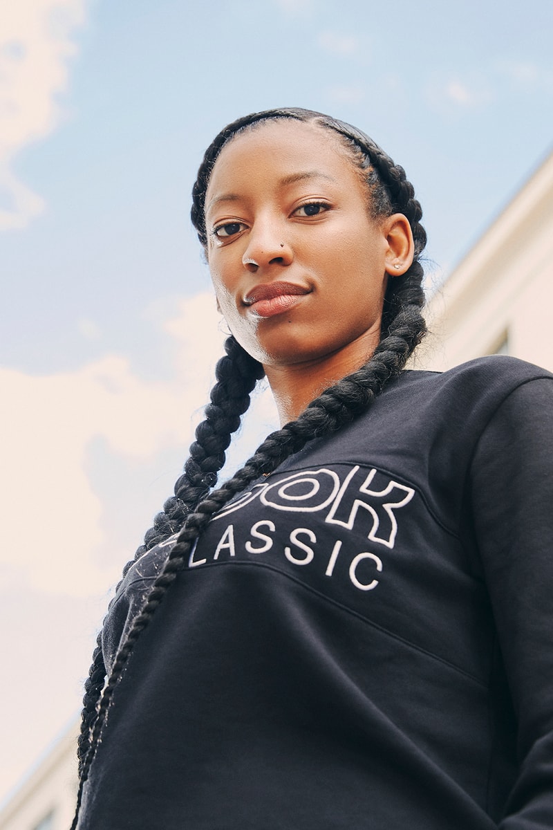 reebok ebony naomi oshunrinde wondagurl aztrek 96 sneakers its a mans world campaign footwear shoes sneakerhead