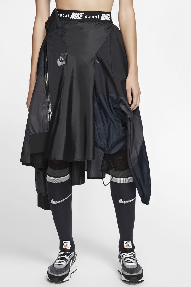 sacai x Nike Apparel Collection Collaboration Release Athleisure Sportswear Garments Jacket Sports Bra Leggings Socks Windbreaker Shorts Chitose Abe