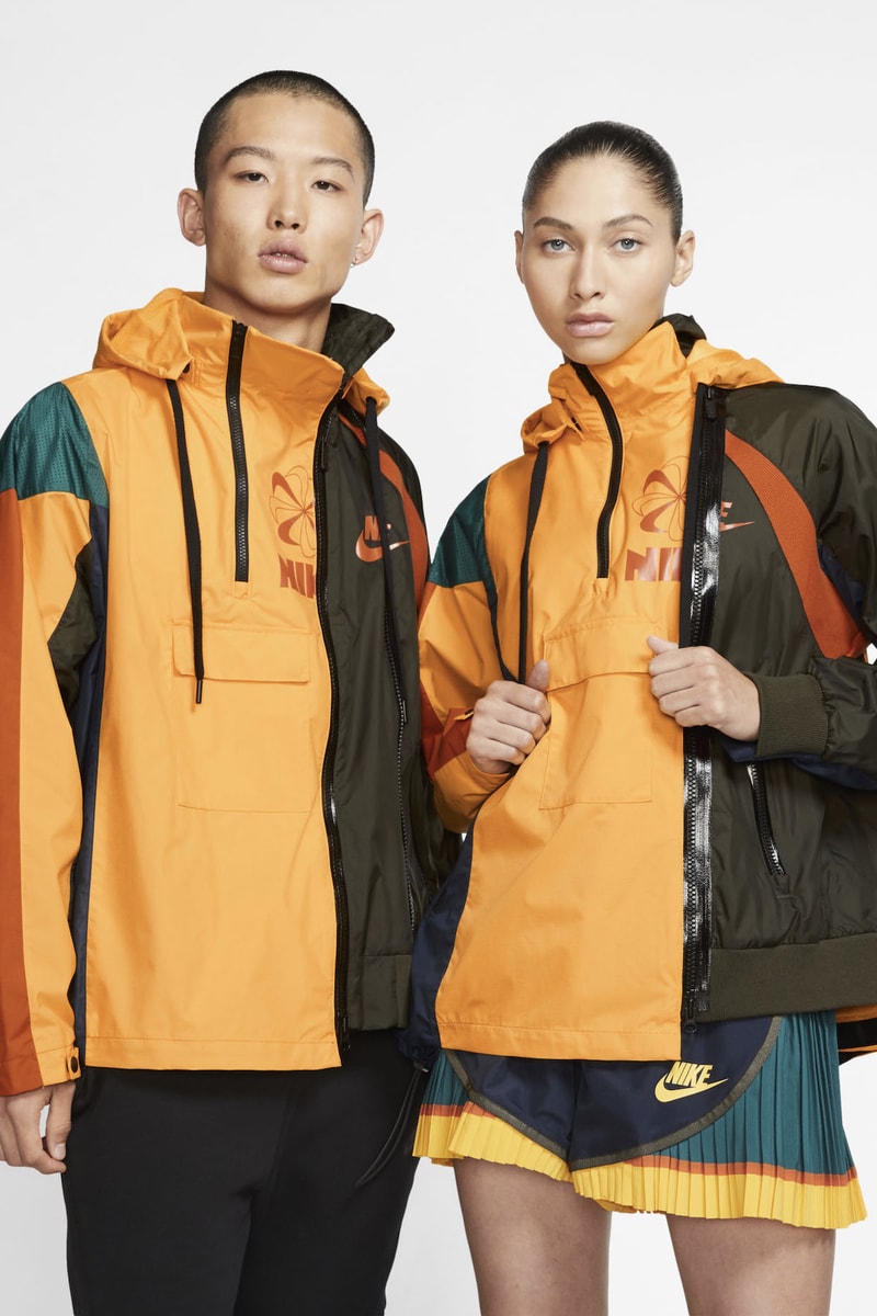 sacai x Nike Apparel Collection Collaboration Release Athleisure Sportswear Garments Jacket Sports Bra Leggings Socks Windbreaker Shorts Chitose Abe