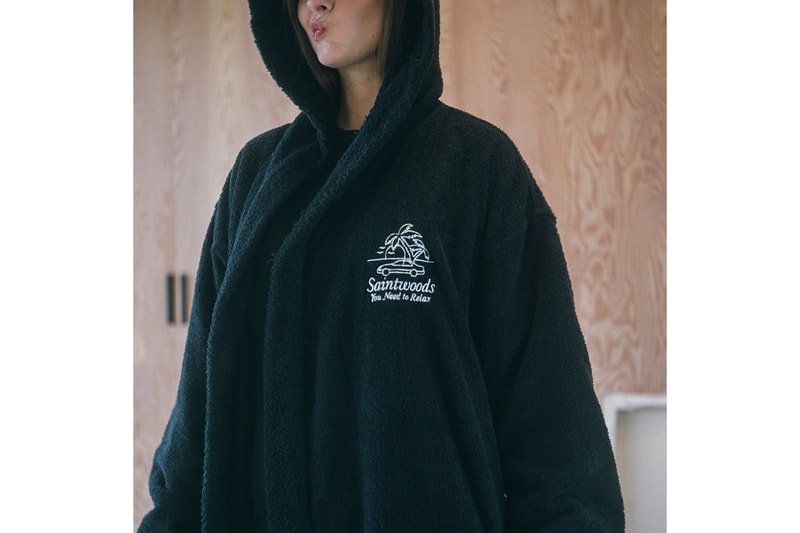 Saintwoods SW008 Collection Lookbook Robe Black