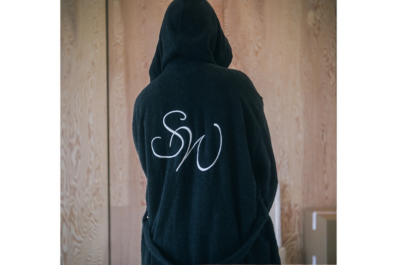 Saintwoods SW008 Collection Lookbook Robe Black