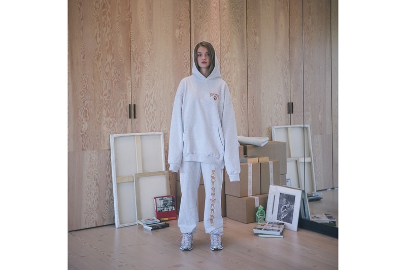 Saintwoods SW008 Collection Lookbook Hoodie Sweatpants Tracksuit Grey