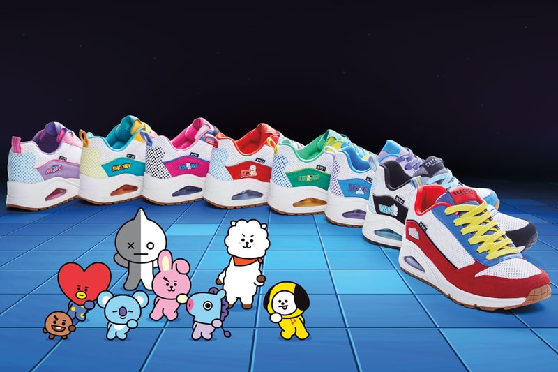 skechers bt21 collection release the street uno skechers d'lites 3.0 