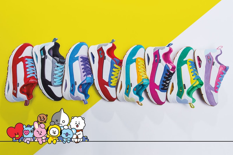 skechers bt21 collection release the street uno skechers d'lites 3.0 