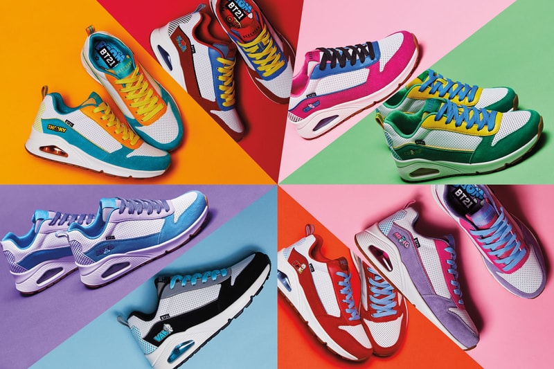 skechers bt21 collection release the street uno skechers d'lites 3.0 