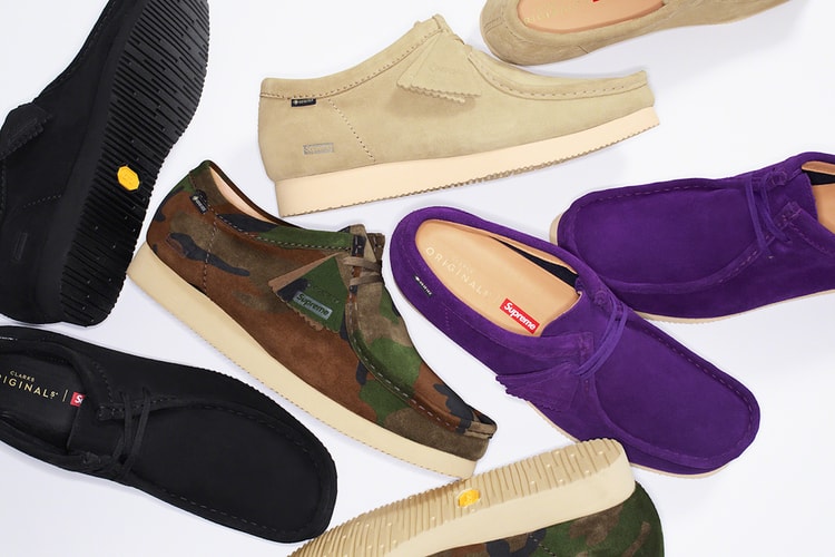 Clarks Originals x Supreme's Wallabee Collab Arrives in a Customized Water-Resistant Design