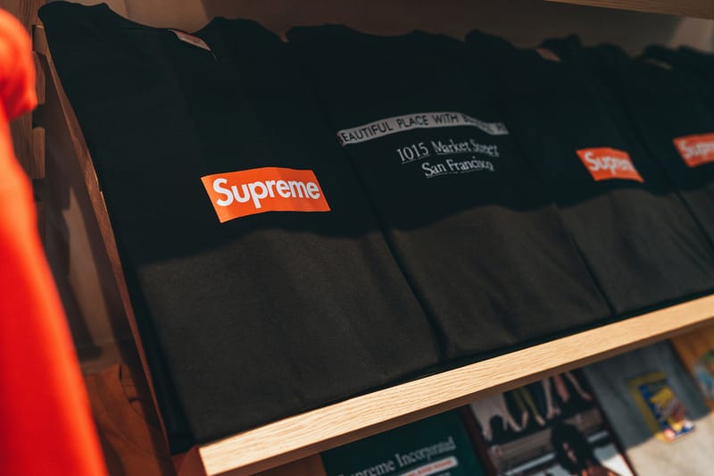 Peep Supreme San Francisco's Exclusive Orange Box Logo Commemorative T-Shirt