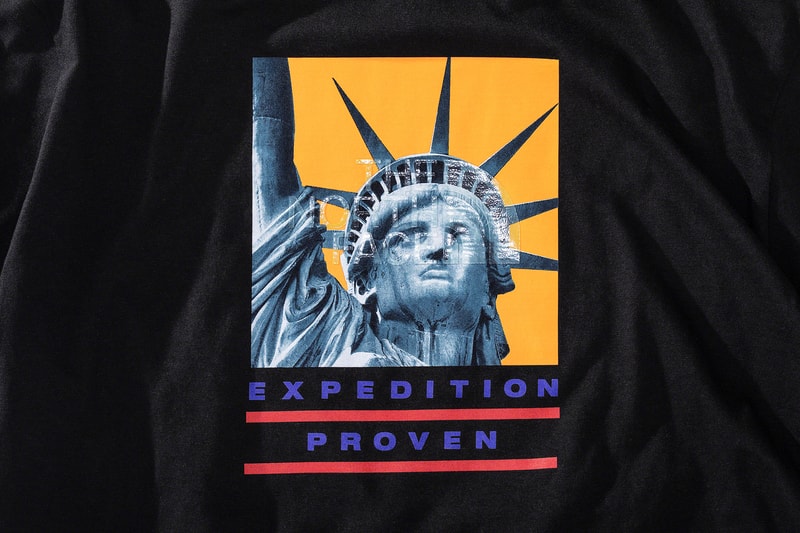 supreme the north face fall winter collection jackets waterproof black yellow lady liberty