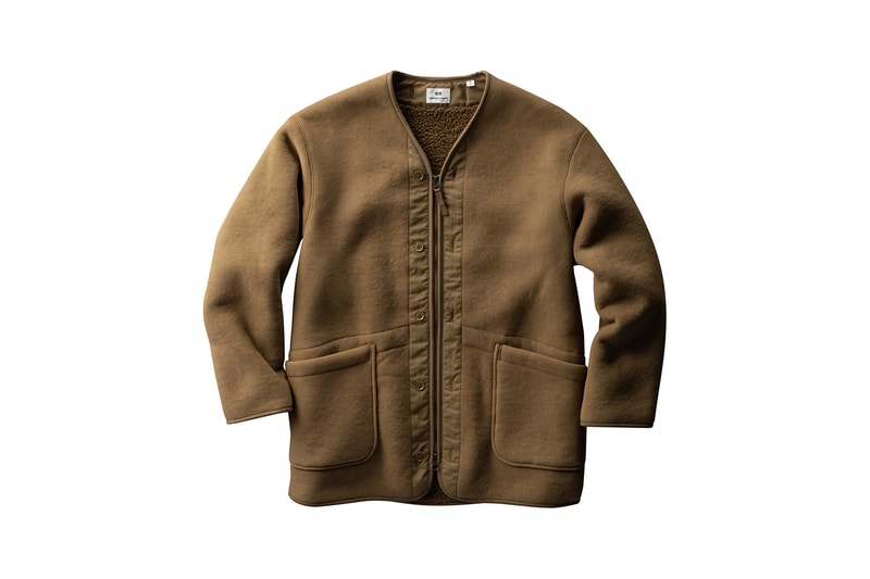 uniqlo engineered garments collaboration fall winter fleece jackets sweaters