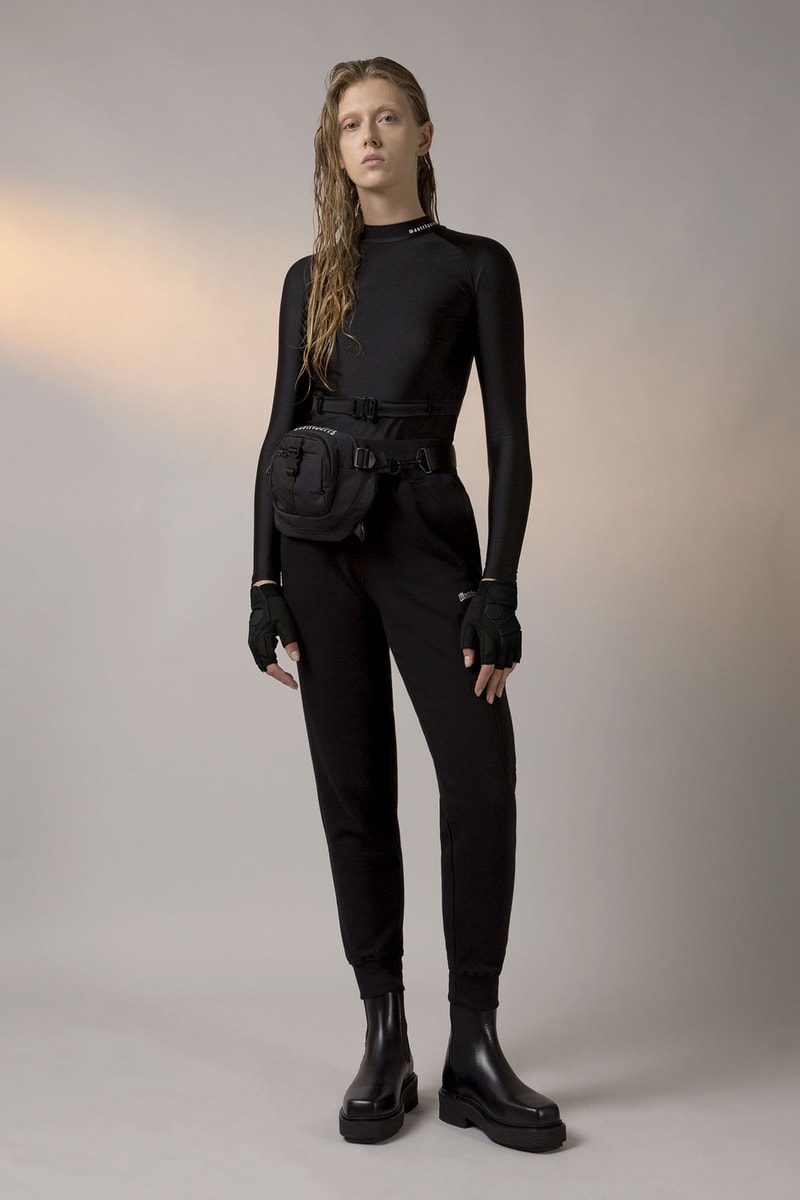 Wasted Paris FW19 Collection Lookbook Funnel Shade Jogging Essential Travel Bag Noir