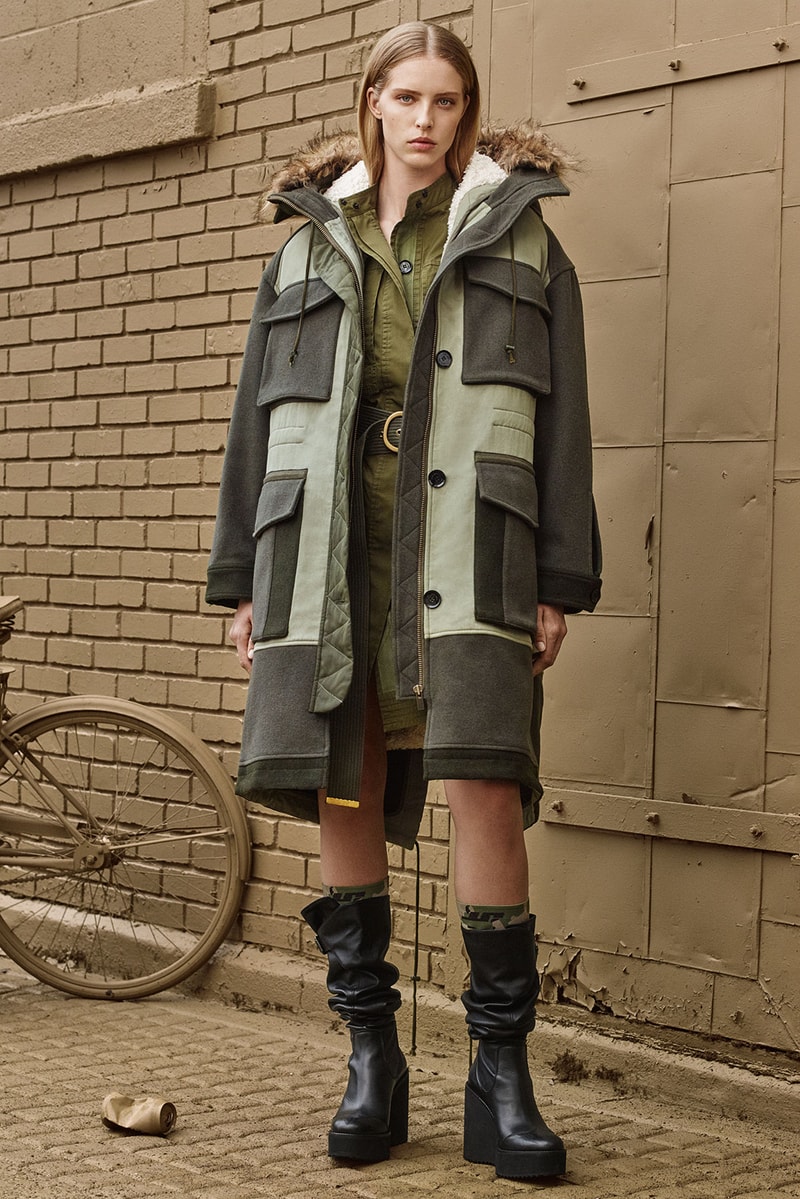 zara srpls collection women men military outerwear sweaters shirts pants footwear accessories bags khaki camouflage uniform olive green
