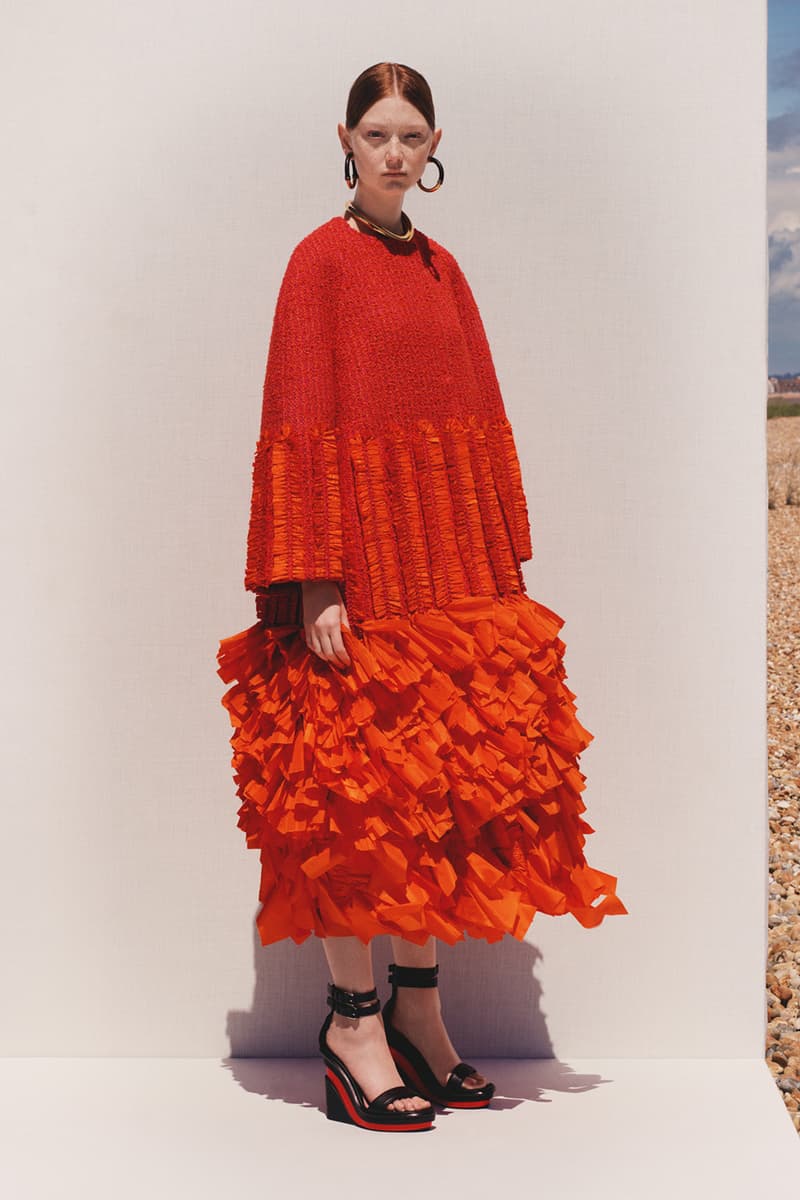 open lace back dress Alexander McQueen Orange Stretch Knit Zipper McQ Bodycon Dress – Modig