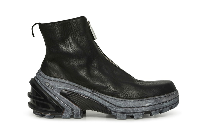 1017 ALYX 9SM x Guidi Boot Front Zip Vibram Sole Black