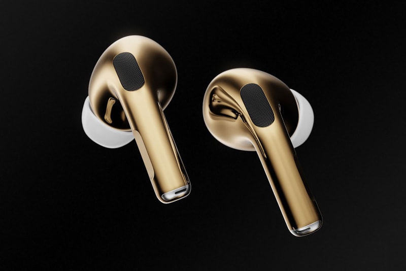 apple airpods pro 3 caviar gold wireless earphones music accessories tech