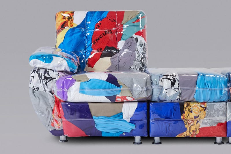 Harry Nuriev's Latest Furniture Design Is Stuffed With Dead Stock Balenciaga