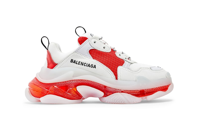 Balenciaga Triple S Orange White Dover Street Market Exclusive Colorway
