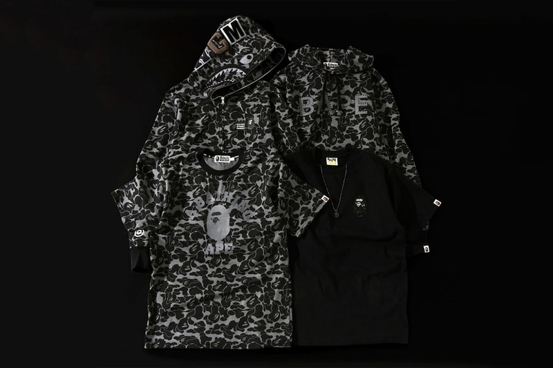 BAPE Dover Street Market London Anniversary Capsule Collection Camouflage Ape Head Graphic Print Logo Range 